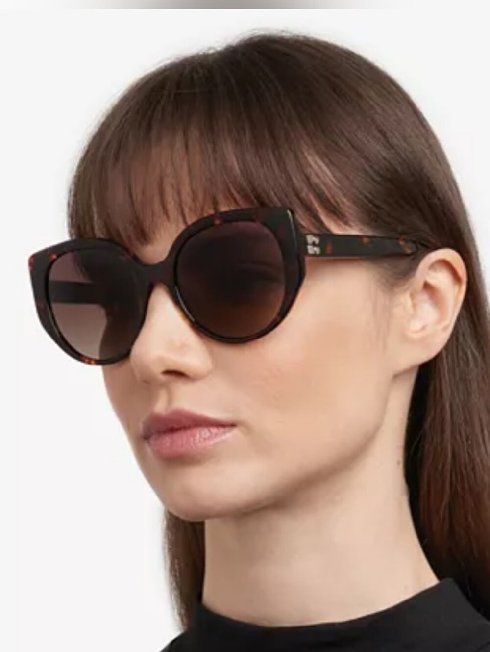Kate Spade Seraphina Cat Eye Tortoise Sunglasses, 55mm New